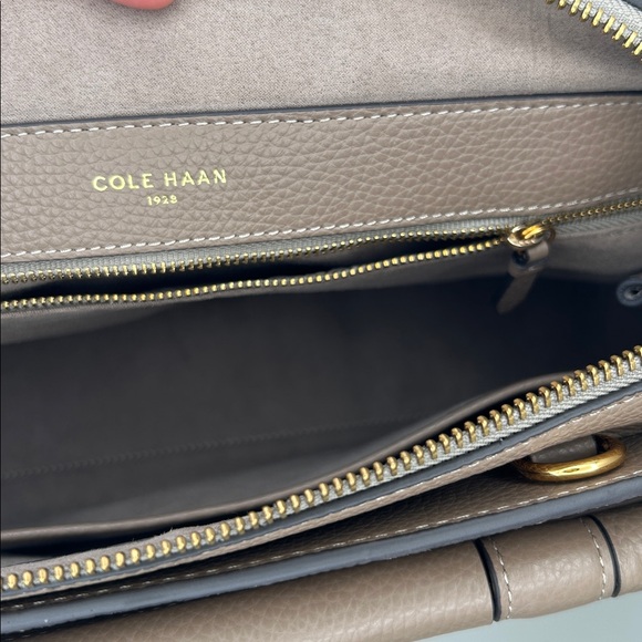 Cole Haan Medium Catherine Leather Satchel - Picture 8 of 12